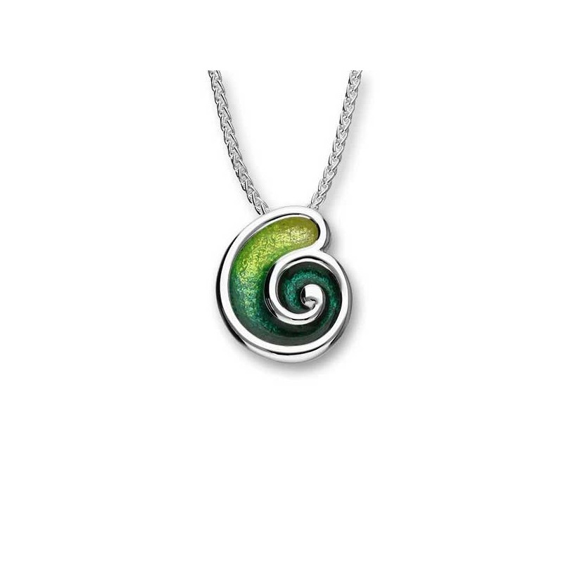 Ortak Tranquillity Swirl Enamel Pendant - EP464 PRAIRIE