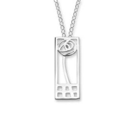 Ortak Sterling Silver Charles Rennie Mackintosh Pendant - P270