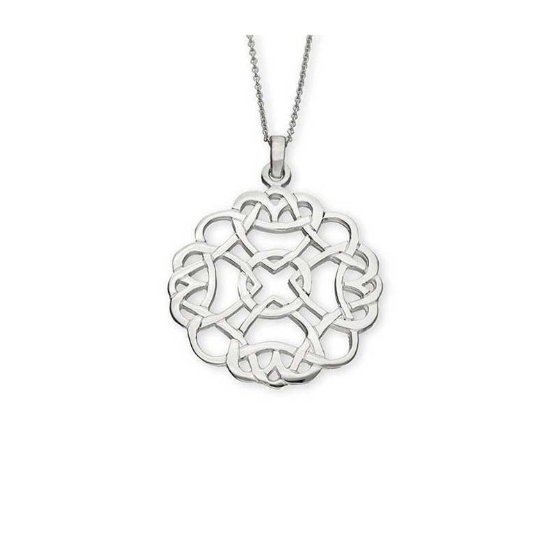 Ortak Sterling Silver Celtic Pendant - P100