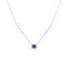 Diamonfire White & Sapphire Zirconia Art Deco Style Necklace