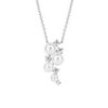 Diamonfire Sterling Silver Pearl & CZ Necklace - N4500