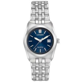 Citizen Ladies Blue Dial Eco-Drive Watch - EW2290-54L