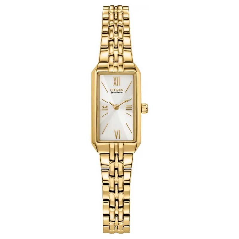 Citizen Silhouette Gold Tone Ladies Watch - EG2693-51P