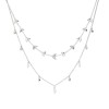 Diamonfire Sterling Silver Marquise CZ Necklace - N4418