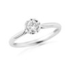 Platinum Diamond Solitaire Ring - 0.33cts