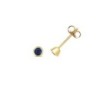 9ct Gold Sapphire Stud Earrings - 0.32cts