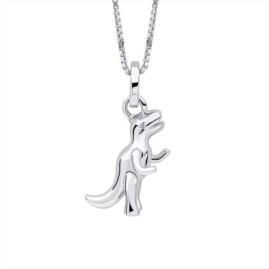 D for Diamond T-Rex Dinosaur Pendant - P5359