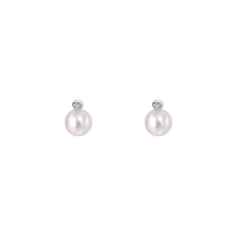 28% off RRP | D for Diamond Pearl Earrings E6392W