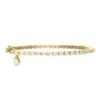 Diamonfire Sterling Silver Gold Plated Line Bracelet - B5471