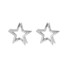 Tianguis Jackson Sterling Silver Shiny Star Stud Earrings