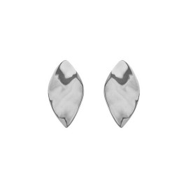 Tianguis Jackson Silver Leaf Stud Earrings