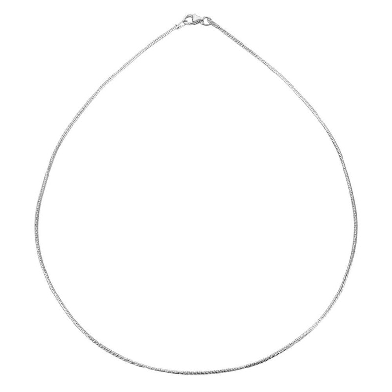 Tianguis Jackson Sterling Silver 18 Inch Semi-Rigid Necklace