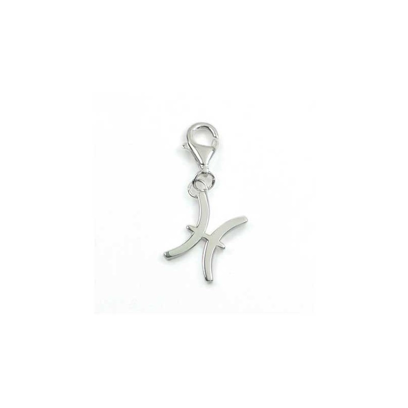 Ortak Sterling Silver Zodiac Charm - Pisces