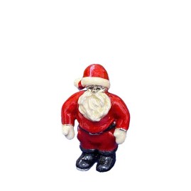 Saturno Sterling Silver & Enamel Santa Claus - 13319