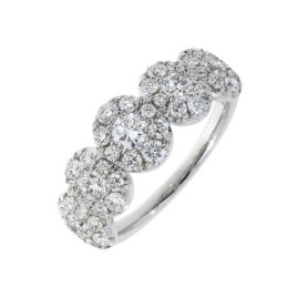 18ct White Gold Diamond Ring - 1.33cts