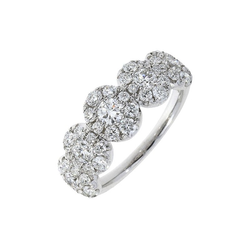 18ct White Gold Diamond Ring - 1.33cts