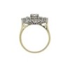 18ct Gold Diamond Cluster Ring - 1.14cts