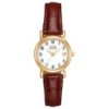 Citizen Ladies Eco-Drive Brown Leather Strap Watch - EW1272-01A