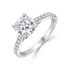 Platinum Diamond Solitaire Ring - 1.70 + 0.20ct F/SI1