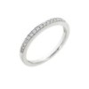 18ct White Gold Diamond Set Band - 0.17ct