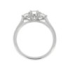 Platinum 3st Diamond Ring - 0.76 F/VS2