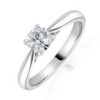 Platinum Diamond Solitaire Ring - 0.60 D/VS2