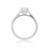 Platinum Oval Diamond Solitaire Ring - 0.60 D/SI1