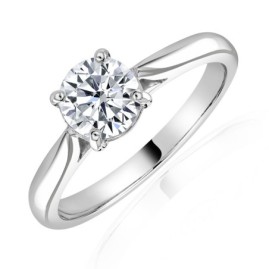 Platinum Diamond Solitaire Ring - 1.00ct G/VS2