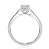 Platinum Oval Diamond Solitaire Ring - 0.90ct E/SI1