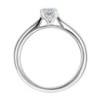 Platinum Oval Diamond Solitaire Ring - 0.70ct E/SI1