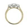 18ct Gold 3 Stone Diamond Ring - 1.54cts G/VS2