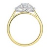 18ct Gold Oval & Pear Shape Diamond Ring - 0.50ct + 0.20ct F/VS1