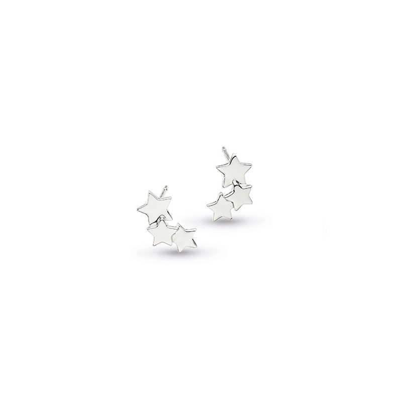 Kit Heath Galaxy Silver Star Stud Earrings - 30212