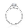 Platinum Diamond Solitaire Ring - 0.90cts F/VS2