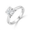 Platinum Lab Grown Diamond Solitaire Engagement Ring - 1.54cts D/VVS2