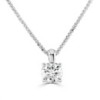 18ct White Gold Lab Grown Diamond Pendant - 0.86ct D/VVS2