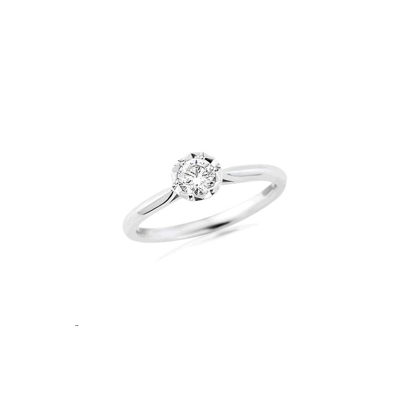 Platinum Diamond Solitaire Ring - 0.40ct