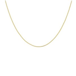 9ct Yellow Gold 20"Diamond Cut Curb Chain