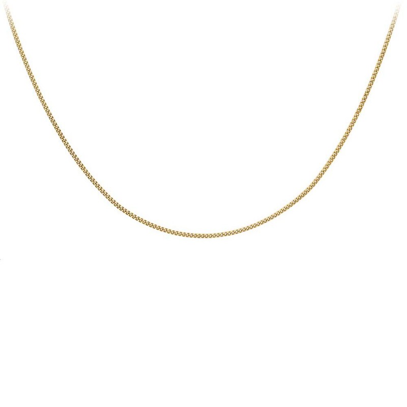 9ct Gold 22 Inch Fine Curb Chain