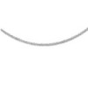 18ct White Gold 16 - 20"Adjustable Spiga Chain