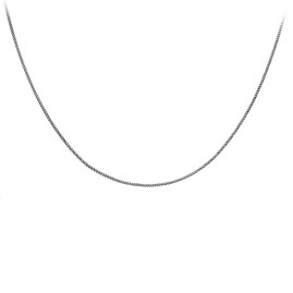 18ct White Gold 16 -18 Inch Adjustable Chain.