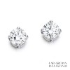 18ct White Gold Lab Grown Diamond Stud Earrings - 2.00cts D/VVS2