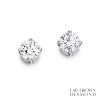 18ct White Gold Lab Grown Diamond Stud Earrings - 1.22ct F/VS1