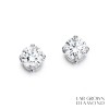 18ct White Gold Lab Grown Diamond Stud Earrings - 0.80ct E/VVS2