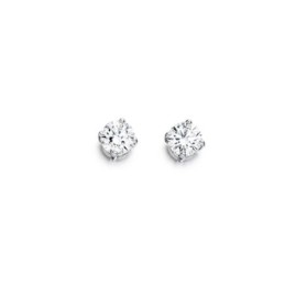 9ct White Gold Diamond Stud Earrings - 0.20ct