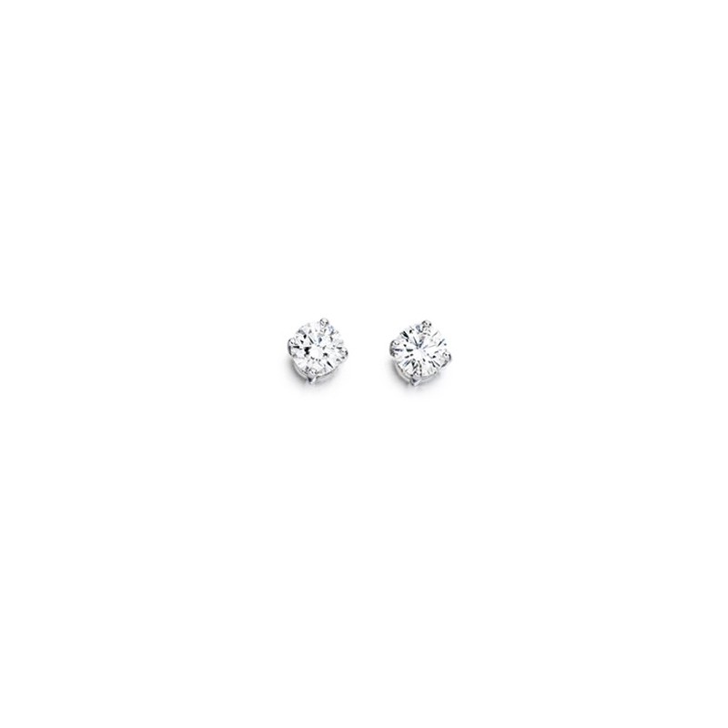 9ct White Gold Diamond Stud Earrings - 0.20ct