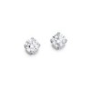 9ct White Gold Diamond Stud Earrings - 0.25ct