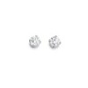 9ct Yelllow & White Gold Diamond Stud Earrings - 0.20ct