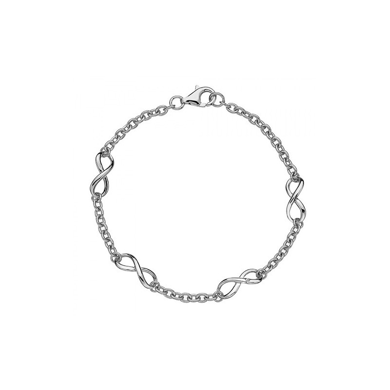 Silver Hot Diamonds Infinity Bracelet - DL293