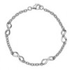 Silver Hot Diamonds Infinity Bracelet - DL293